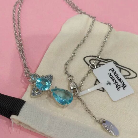 Vivienne Westwood Ismene Drop Pendant Necklace - Picture 6 of 6